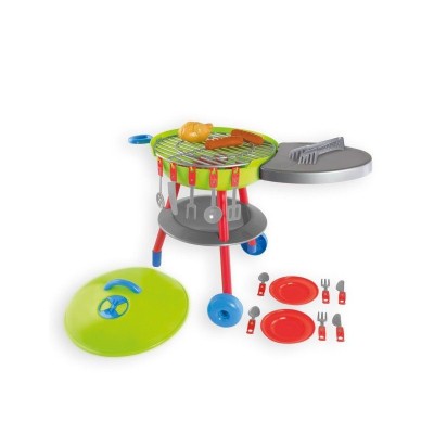 Grill Barbecue de jucarie Mochtoys, cu blat de lucru foto