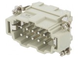 Conector HDC inserturi HE PIN 10 10 PE 16A, TE Connectivity