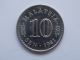 10 SEN 1981 MALAYSIA, Asia