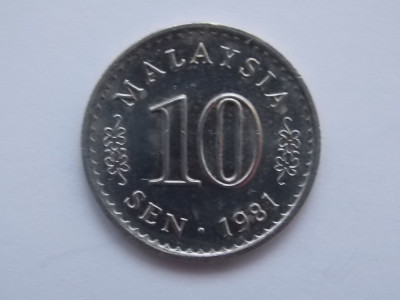 10 SEN 1981 MALAYSIA foto