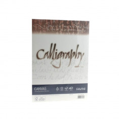 Hartie Caligrafica Favini A4, Tip Canvas, 50 Coli/Top, 200 g/m², Culoare Alb, Hartie pentru Caligrafie, Hartie Ilustratie, Foi de Caligrafie, Hartie p