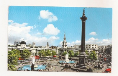 FA66-Carte Postala- ANGLIA - London, Trafalgar Square, circulata 1967 foto