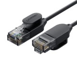 PATCH CORD UTP Ugreen Cat6A, &quot;NW122&quot; fire din cupru, tiny cable, viteza maxima 10 Gbps, 5m, negru &quot;70654&quot; (timbru verde 0.18 lei) - 6957303876549