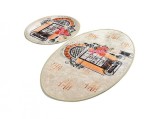 Set 2 Covorase de Baie Cafe, Chilai Home