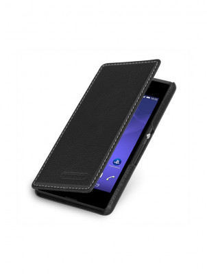 Husa Telefon Flip Book Sony Xperia E3 Black foto