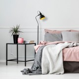 Cumpara ieftin Lampadar Lik Negru 35x30x183 cm
