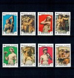 Maldives 1975 - Michelangelo, arta, picturi, sculpturi, serie neuzata