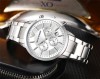 CEAS ARMANI PREMIUM CHRONOGRAPH SILVER LUX ELEGANT SPORT CASUAL --VEZI ANUNTUL-, Analog, Inox