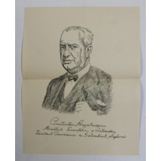 AFIS ELECTORAL DE POPULARIZARE A LUI CONSTANTIN ARGETOIANU , MINISTRUL FINANTELOR SI INTERNELOR , ANII &#039;30