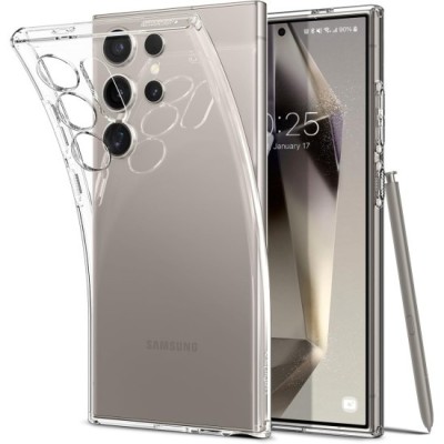 Husa silicon 2mm, ALC Mobile, compatibila cu Samsung Galaxy S24 Ultra, Transparent foto