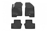 Manusi de cauciuc specifice, potrivite pentru Jeep Compass 2006-2016, Dodge Caliber 2006-2011, set de 4 piese, culoare neagra din seria Frogum Nr. 77