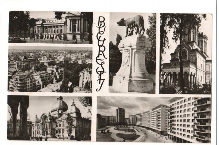 CPI B 10805 CARTE POSTALA - BUCURESTI, mozaic, 1962