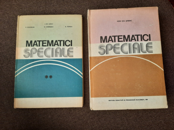 Ion Gh. Sabac - Matematici speciale - vol. I si ll