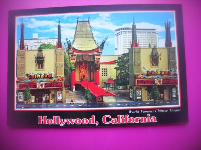 HOPCT 7655 TEATRUL CHINEZESC-HOLLYWOOD CALIFORNIA -SUA-AMERICA DE NORD -CIRCULATA foto
