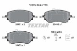 Set placute frana disc Abarth 500E; Fiat 500, 500E, Tipo Motor 1.0, 1.0, 1.3 D, 1.3 D, 1.3 D, 1.4, 59.2x133.9x19.5mm, OE 77368941