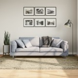 vidaXL Covor pufos &quot;PAMPLONA&quot; cu fire &icirc;nalte, auriu modern, 160x230 cm