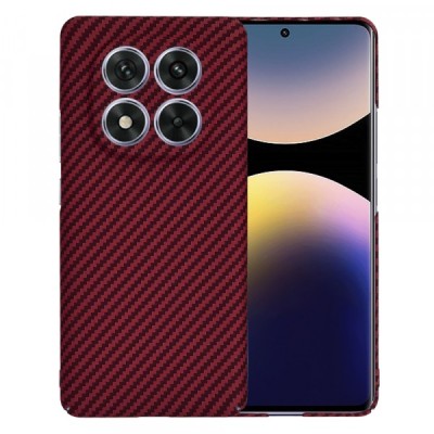 Husa pentru Xiaomi Poco X7 / Note 14 Pro 5G, Techsuit, Carbonite FiberShell, Rosie foto
