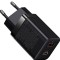 INCARCATOR retea Baseus Super Si Pro, Quick Charge 30W, 1 x USB 5V/3A, 1 x USB Type-C 5V/3A, negru &quot;CCSUPP-E01&quot; (timbru verde 0.18 lei) - 695315620634