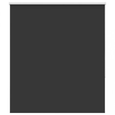Jaluzea cu role opace negru 125x130 cm latime material 121,6 cm foto