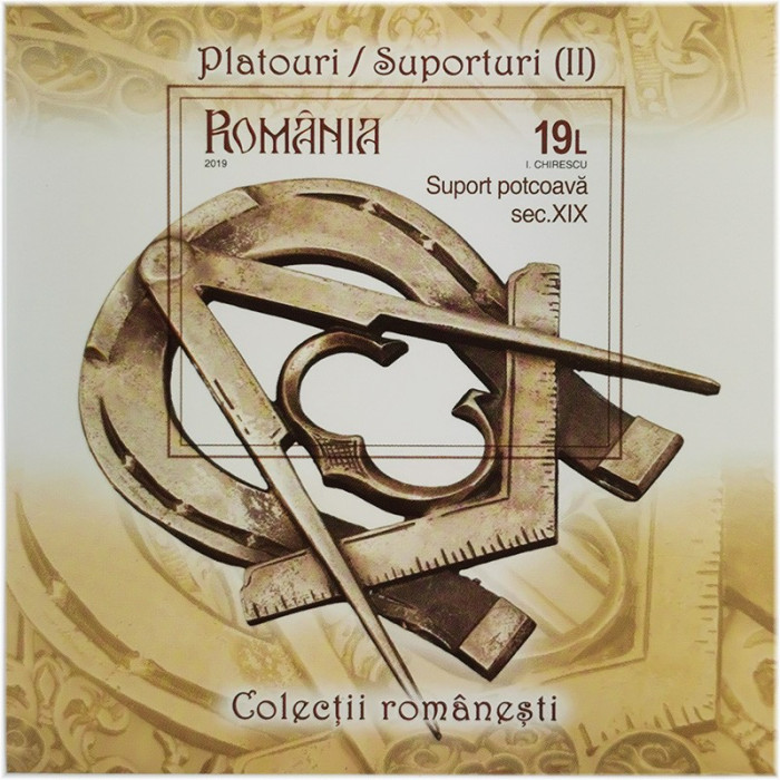 Colectii Romanesti&nbsp;-&nbsp;Colita Nedantelata - Suport Potcoava Sec. XIX