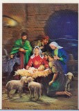 Bnk cp Carte postala 3D - Subiect religios - crestinism - Wonder Co SSP-165, Circulata, Japonia, Printata