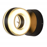 Aplica de perete cu LED 12W, Lampa pentru interior sau exterior rezistenta la apa IP65, pentru hol, dormitor, living, curte, garaj, gradina, alb cald,