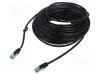 Cabluri Patch F/UTP 5e 8m 26AWG VENTION PVC Negru