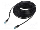 Cabluri Patch VENTION F/UTP 5e 30m 26AWG PVC Negru