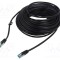 Cabluri Patch F/UTP 5e 8m 26AWG VENTION PVC Negru