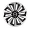 Set 4 capace roti Fox Gri-Negru R15 pentru gama auto Audi