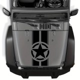 Sticker autoadeziv pentru vehicule Off Road, model "Army Star", dimensiune 90 x