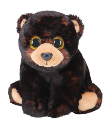 PLUS TY 24CM BEANIE BABIES URS NEGRU foto