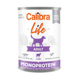 Calibra Life Mono Protein, Miel, Conservă hrană umedă mono proteică fără cereale c&acirc;ini, (pate), 400g