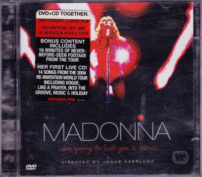 CD + DVD Pop: Madonna &amp;ndash; I&amp;#039;m Going To Tell You A Secret ( 2 discuri originale ) foto
