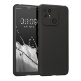 Husa Kwmobile pentru Xiaomi Redmi 10C, Silicon, Negru, 59231.47, Carcasa