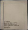 LUCIAN BLAGA - QUARANTE POEMES / 1996 / trad. SERGE FAUCHEREAU / desene DUSEPULCHRE / tiraj 158 ex. (LIMBA FRANCEZA)