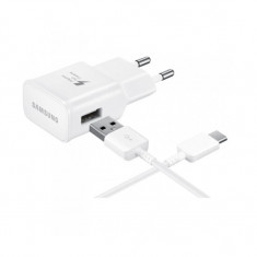 Set Incarcator Fast Charging USB + Cablu Date USB Type C Transfer Date si Incarcare Samsung Original