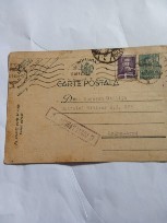 Cartea Poștală Radna Arad -Deva Hunedoara cezurat Lugoj 27 foto