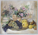 Tantzi Mihăescu-Burnea - Natura statica cu fructe si flori