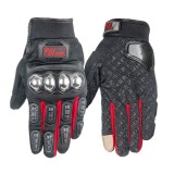 Manusi Moto &ndash; Race Car Tribe &ndash; GST-17 Tactile cu Protectii , Touchscreen , ALL SEASON , Control si Confort - ROSU - XL SI XXL