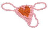 Slip Cadou Candy G-string inimioara