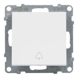 Intrerupator revenire cu simbol sonerie Legrand Suno alb 721113