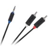 Cablu Jack 3.5 mm la 2x RCA 1.8m Cabletech