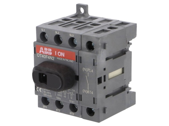 Separator-&icirc;ntrerupător 4P 40A DIN