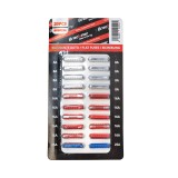 Sigurante auto cilindrice din bachelita, set 20 buc, Breckner Germany