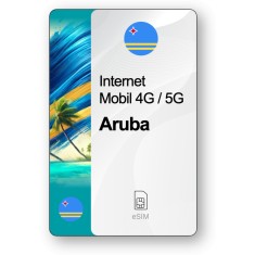 eSIM Internet Aruba, valabil 7 zile, trafic 1 GB, Standard