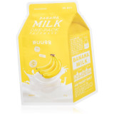 A&rsquo;pieu One-Pack Milk Mask Banana mască textilă nutritivă 21 ml