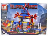 Set Constructie Super Hero Baza Robot Spider 4 in 1 234 piese compatibil blocuri LB6106D