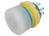 Comutator Siguranță IDEC 22mm 2 NC Alb IP65