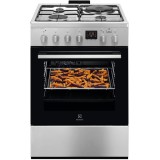 Aragaz mixt Electrolux LKM660222X, 4 arzatoare, AirFry, Timer, Clasa A